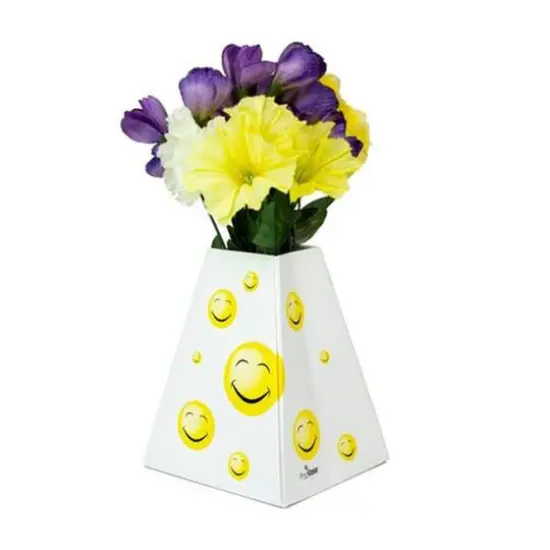 JAM Paper Pop-Up Vase Boxes, 3ct. Happy Smiles {1}