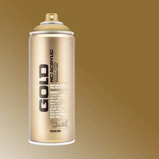 Montana&trade; Gold Acrylic Professional Spray Paint M3010 Gold Matte {6}