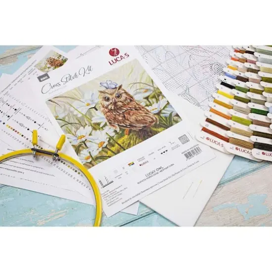 Luca-s Lucky Owl Counted Cross Stitch Kit {4}