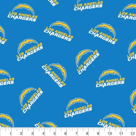 NFL Los Angeles Chargers Cotton Fabric {3}