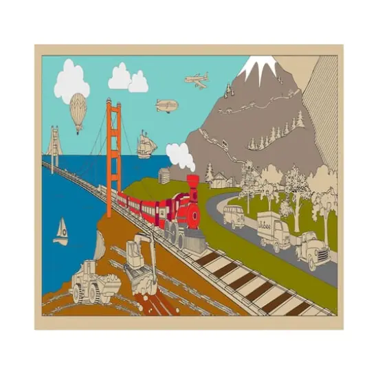 Lullubee On the Go Giant Coloring Mural {1}