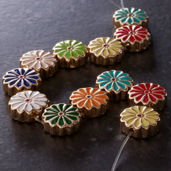 Mixed Daisy Beads, 12mm by Bead Landing&trade; {3}