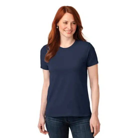 Port & Company&reg; Core Blend Ladies T-Shirt Navy {4}