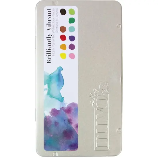 Nuvo Brilliantly Vibrant Watercolor Pencil Set {1}