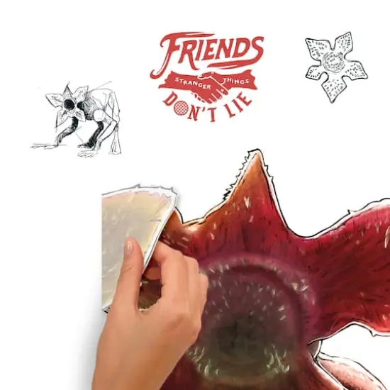 RoomMates Netflix Stranger Things Demogorgon Peel & Stick Giant Wall Decals {7}