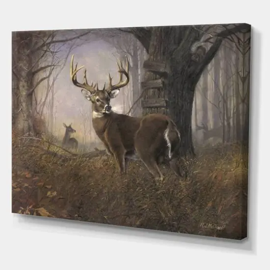 Designart - The Impending Challenge - Lake House Premium Canvas Wall Art {1}