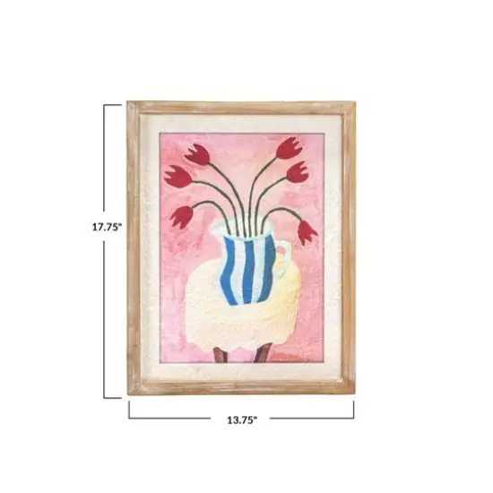 Hello Honey® Multicolor Framed Flower Still Life Framed Wall Décor {4}