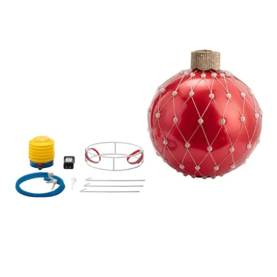 21" Red Outdoor Lightshow Ornament {7}
