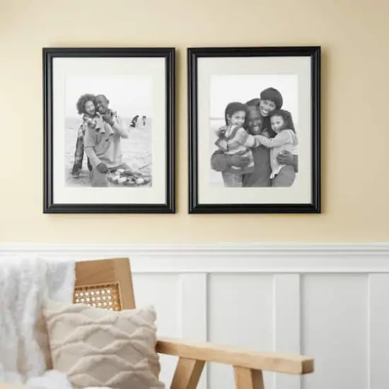 2 Pack Lifestyles 11" x 14" Black Frames with Mat by Studio D&eacute;cor&reg; {3}