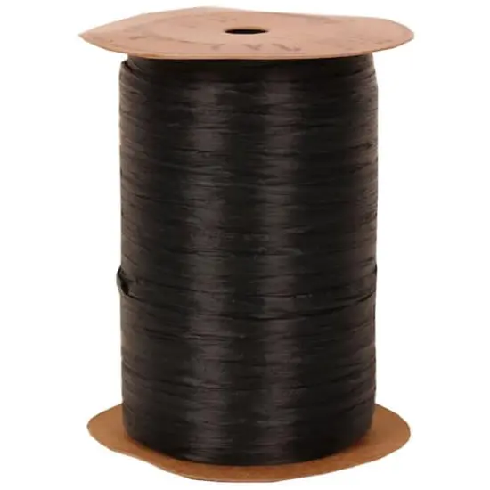 JAM Paper 1/4" Raffia Ribbon Black {1}
