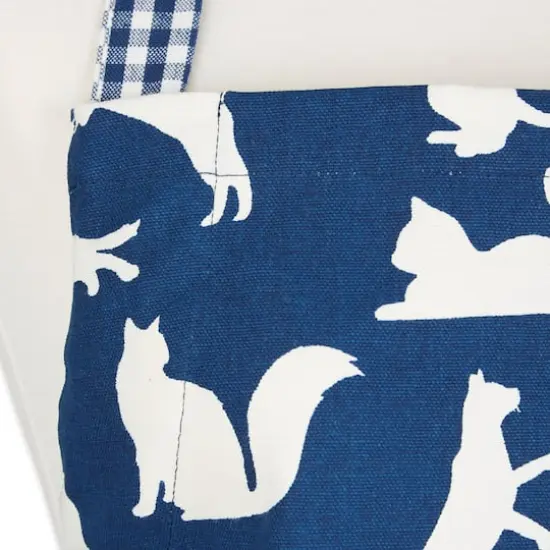 DII&reg; Cat Print Chef Apron Navy {5}