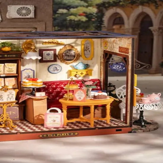 Rolife&reg; Leisure Time Tea Room DIY Miniature House Kit {8}