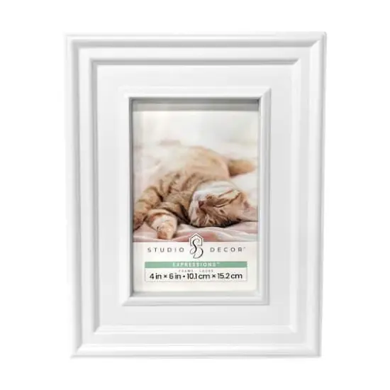 Expressions&trade; White Frieze Frame by Studio D&eacute;cor&reg; {1}