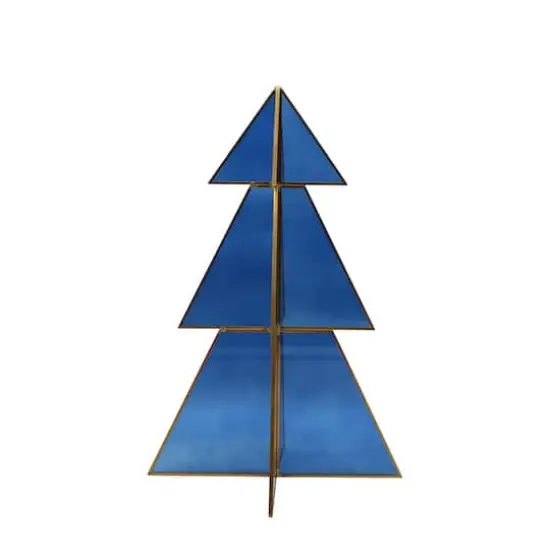 13" Glass Tree Tabletop D&eacute;cor by Ashland&reg; Blue {1}
