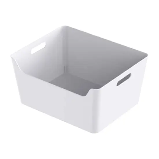 Extra Large White Open Storage Bin by Simply Tidy&reg; {1}