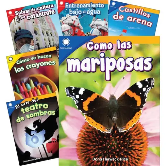 Shell Education Smithsonian Informational Text: Fun in Action Grades K-1 Spanish Book Set, 6ct. {1}