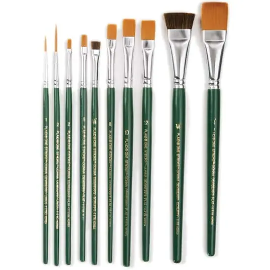 Plaid&reg; One Stroke Brush Set, 10ct. {4}