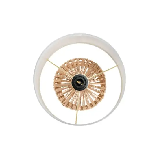 Hello Honey&reg; 18" Drum-Shaped Rope Table Lamp {4}