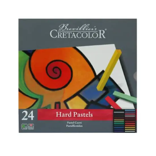 Cretacolor&reg; Pastel Carr&eacute; 24 Piece Hard Pastel Tin Set {1}