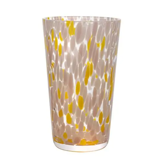 Hello Honey&reg; Round Varied Multicolor Drinking Glass Set {16}