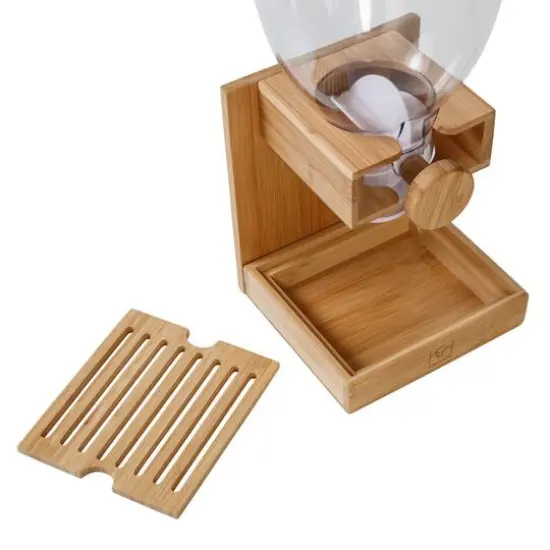 Natural Bamboo Cereal Dispenser {7}