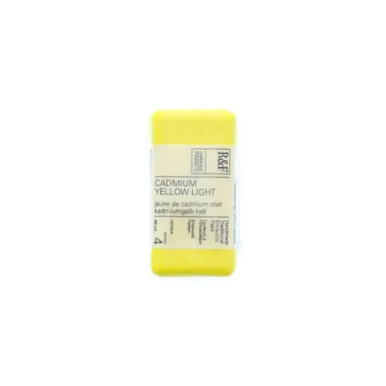 R&F&reg; Encaustic Paint Cake, 40mL Cadmium Yellow Light {1}
