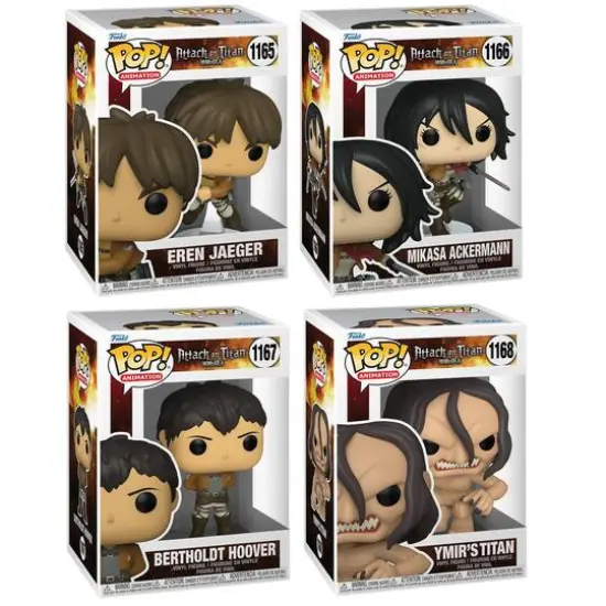 Funko POP! Animation: Attack on Titan Season 3 Collectors Set {3}