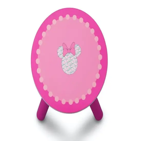 Delta Children Minnie Mouse Deluxe Kids Art Table & Easel {7}