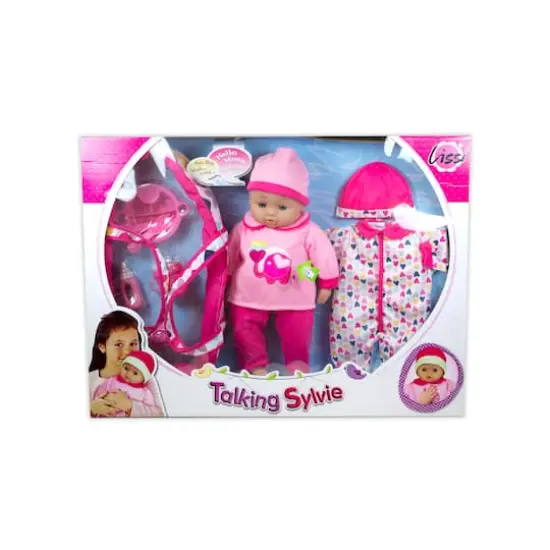 Lissi Dolls 16" Talking Baby Doll With Accessories {5}