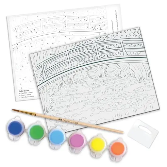 Faber-Castell Paint by Number Museum Series, The Japanese Footbridge {3}