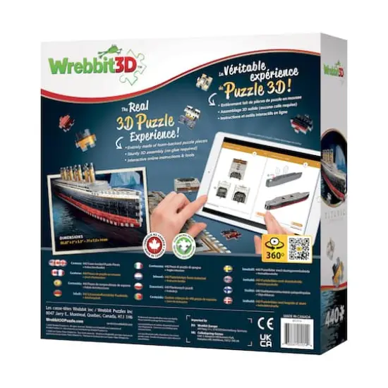 Titanic 3D Jigsaw Puzzle: 440 Pcs {4}