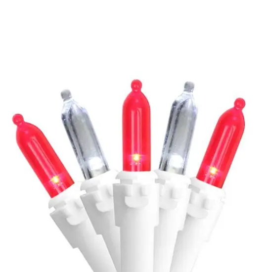 100ct. White & Red Mini String Lights {1}