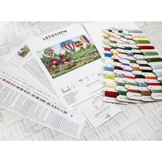 Letistitch Up Up and Away Counted Cross Stitch Kit {16}