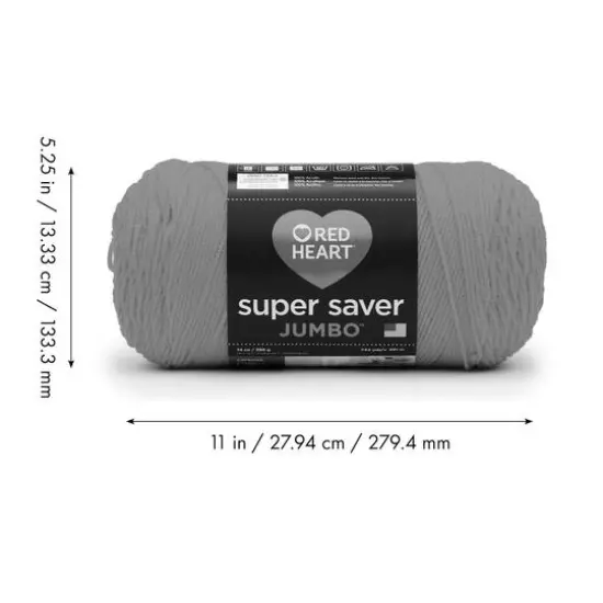 Red Heart&reg; Super Saver&reg; Solid Jumbo Yarn, 14oz. Baby Pink {12}
