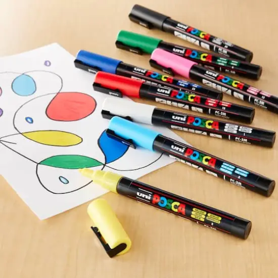 Uni Posca PC-5M Medium Tip Paint Marker Set {3}