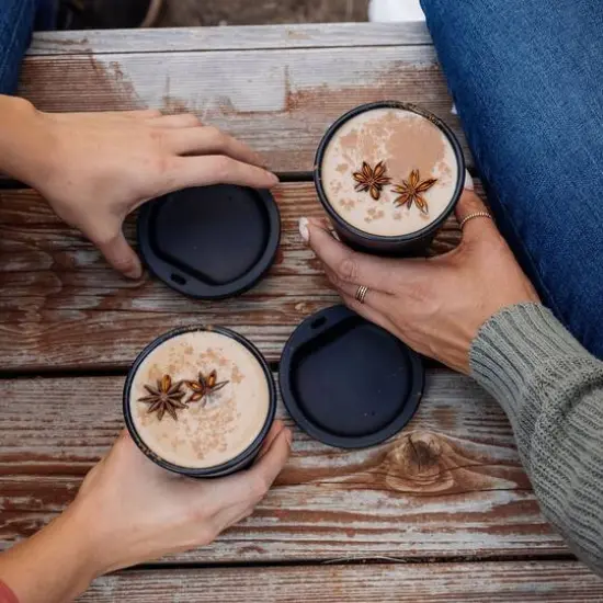 Silipint&reg; 16oz. Silicone Coffee Tumblers, 2ct. Red Speckled {6}