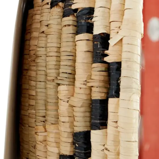 Set of 3 Brown Wood Boho Style Wall Decor 20", 18", 15" {6}