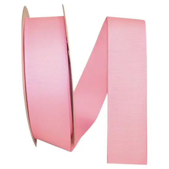 The Ribbon Roll 1.5" x 50yd. Grosgrain Solid Ribbon Pink {1}