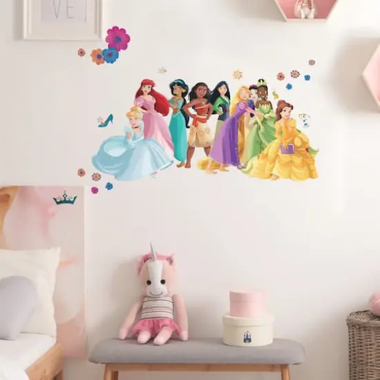 RoomMates Disney Princess Flowers & Friends Giant Peel & Stick Wall Decals {4}