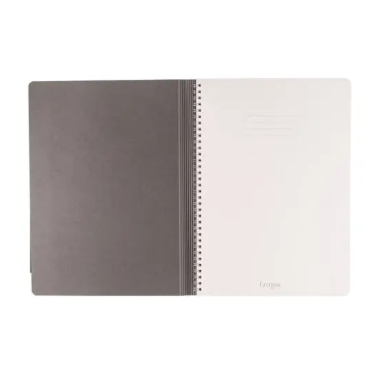 Fabriano® Ecoqua Plus Dotted A4 Hidden Spiral-Bound Notebook Gray {7}