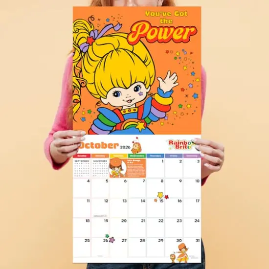 2026 Rainbow Brite Wall Calendar {5}