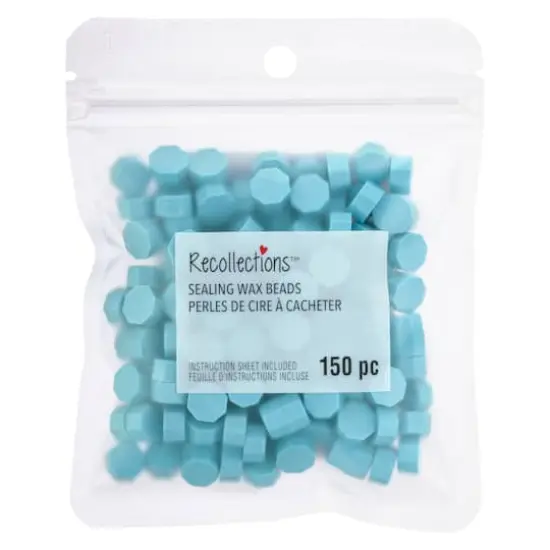 Sealing Wax Beads by Recollections&trade; Blue {4}