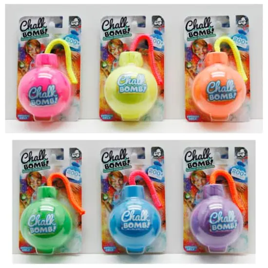 Lanard&reg; Chalk Bomb! Outdoor Powder Bombs, 6ct. {1}