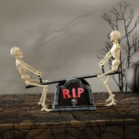 17.7" Animated See-Saw Skeleton by Ashland&reg; {3}