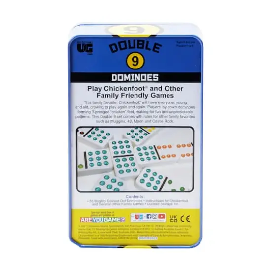 Double 9 Chickenfoot&reg; Dominoes {4}