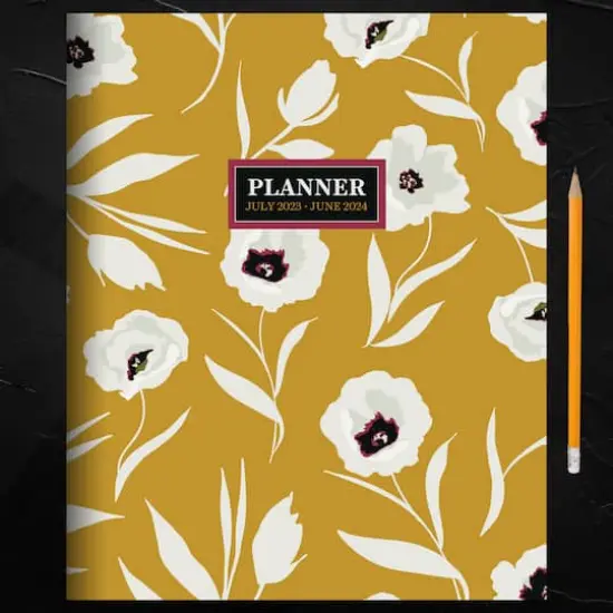 TF Publishing 2023-2024 Field of Goldenrod Large Monthly Planner {5}
