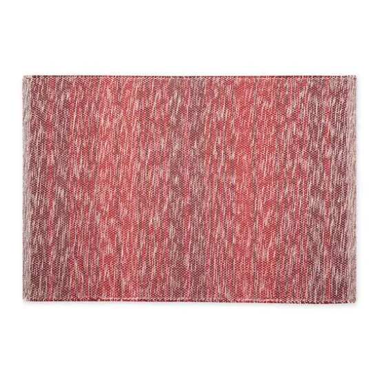 DII&reg; Variegated Stripe Handwoven Recycled Yarn Rug, 2ft. x 3ft. Cinnamon {2}