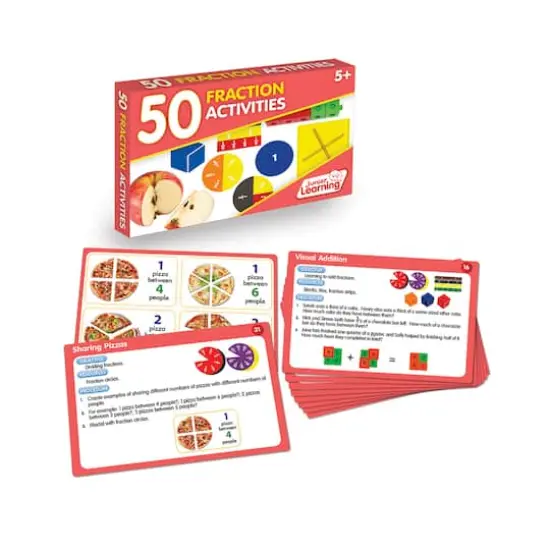 Junior Learning&reg; 50 Fraction Activities Learning Set {3}