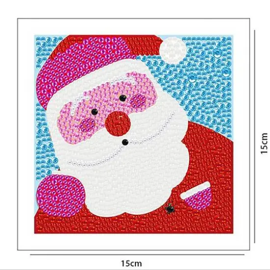Sparkly Selections Santa Pre-Framed Diamond Painting Kit {3}
