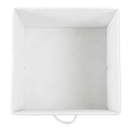 DII&reg; 11" Nonwoven Polyester Small Dots Storage Cubes, 4ct. French Blue/White {5}